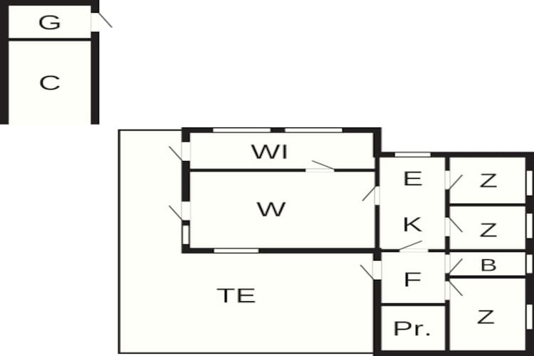 6 persoons vakantie huis in Løkken-By Traum-Plattegrond