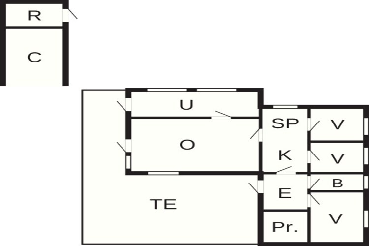 6 persoons vakantie huis in Løkken-By Traum-Plattegrond