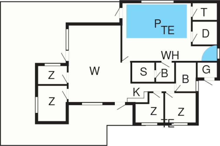 Luxe strandhuis met zwembad -- By Traum Ferienwohnungen-Plattegrond