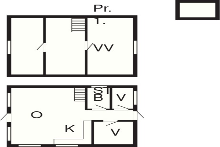 Ruim toevluchtsoord in Stauning -- By Traum Ferienwohnungen-Plattegrond