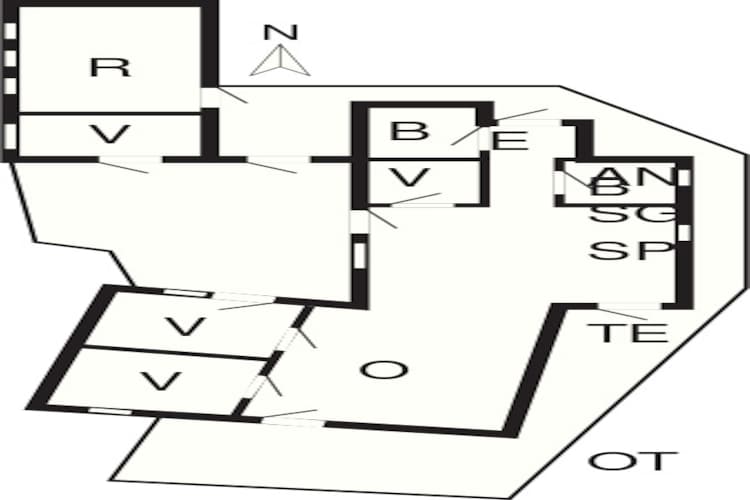8 persoons vakantie huis in Løkken-Plattegrond