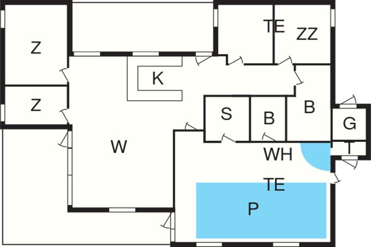 Luxe retraite in Klitmoller -- By Traum Ferienwohnungen-Plattegrond