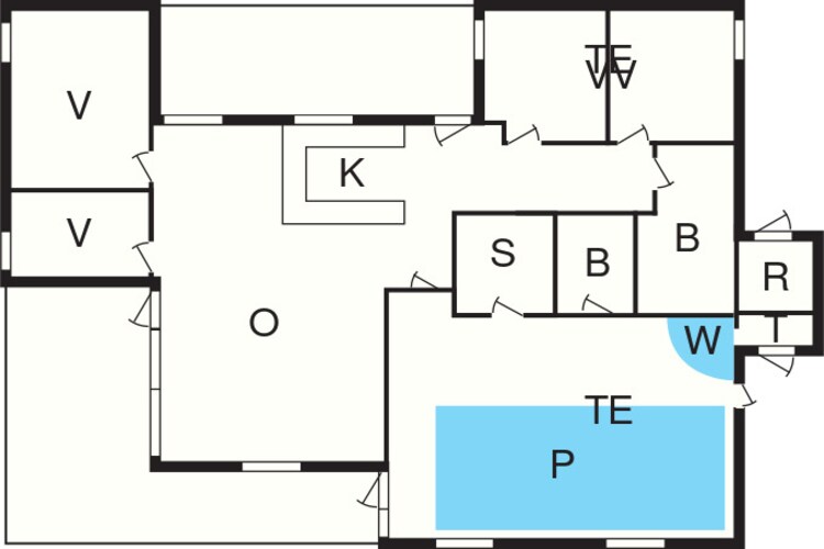 Luxe retraite in Klitmoller -- By Traum Ferienwohnungen-Plattegrond