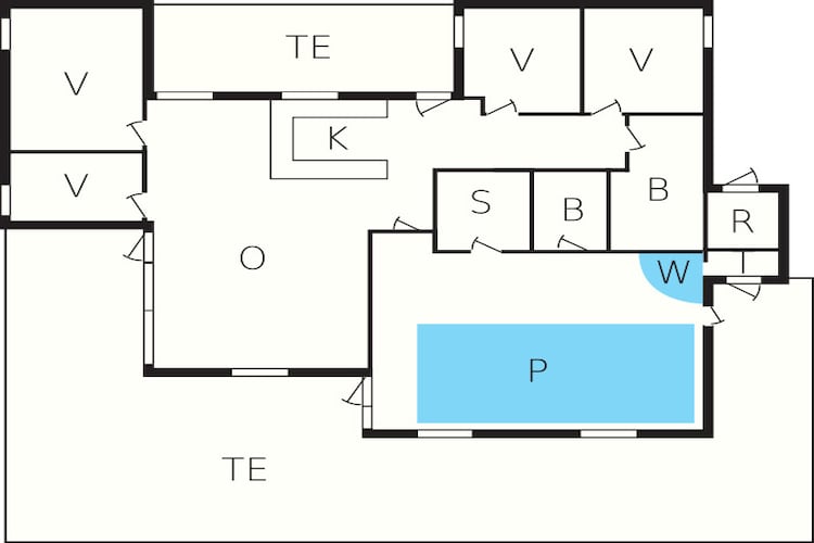 Luxe retraite in Klitmoller -- By Traum Ferienwohnungen-Plattegrond