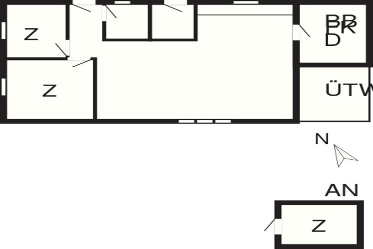 6 persoons vakantie huis in Gedser-By Traum-Plattegrond