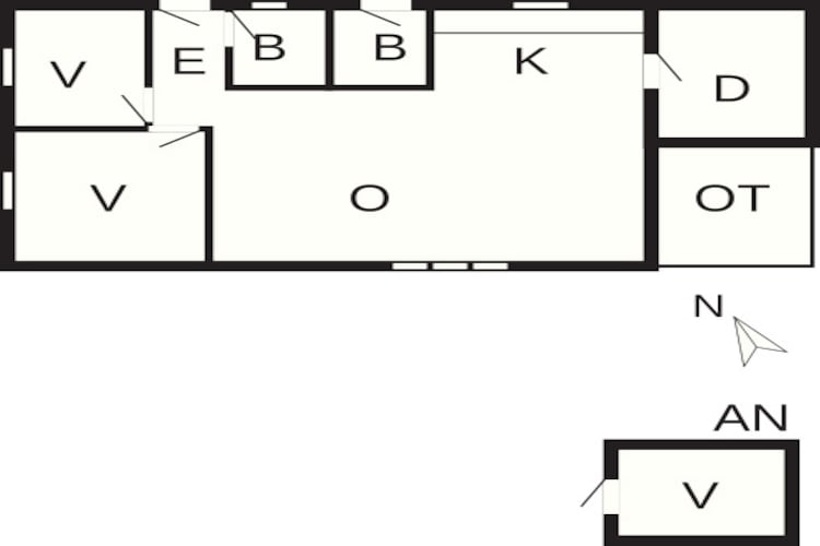 6 persoons vakantie huis in Gedser-By Traum-Plattegrond