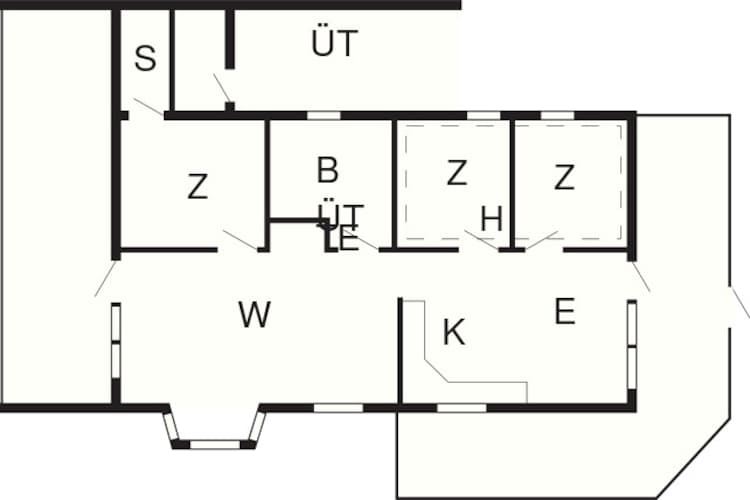 6 persoons vakantie huis in Hjørring-Plattegrond