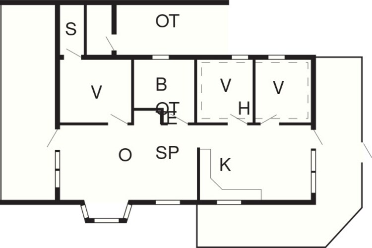 6 persoons vakantie huis in Hjørring-Plattegrond
