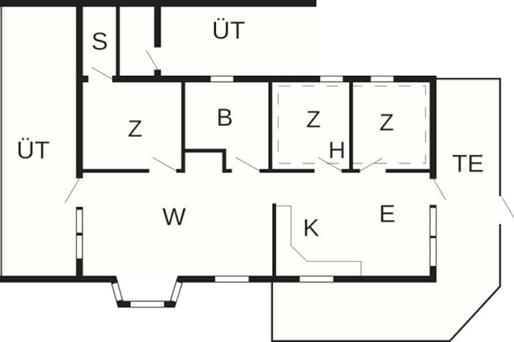 6 persoons vakantie huis in Hjørring-Plattegrond