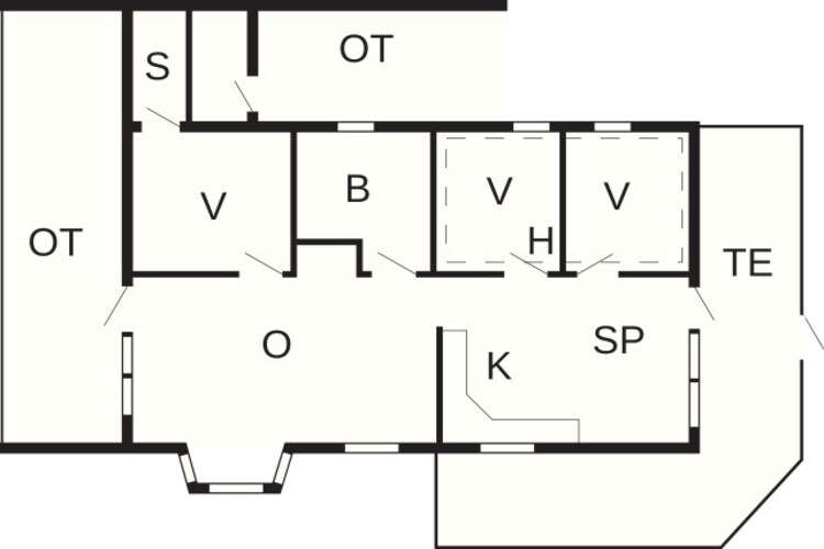 6 persoons vakantie huis in Hjørring-Plattegrond