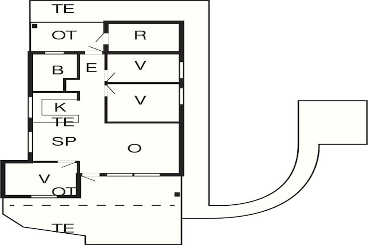 6 persoons vakantie huis in Blokhus-By Traum-Plattegrond