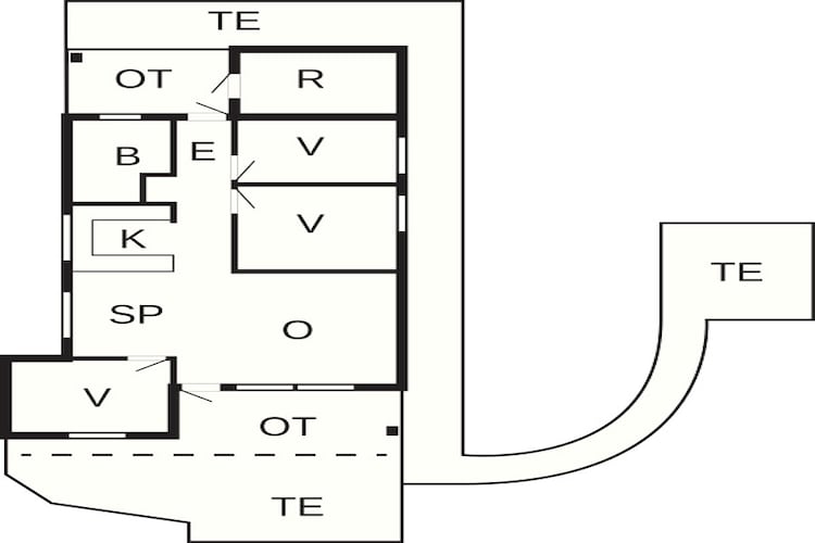 6 persoons vakantie huis in Blokhus-By Traum-Plattegrond