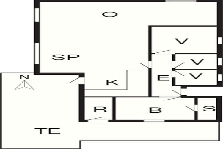 6 persoons vakantie huis in Løkken-By Traum-Plattegrond