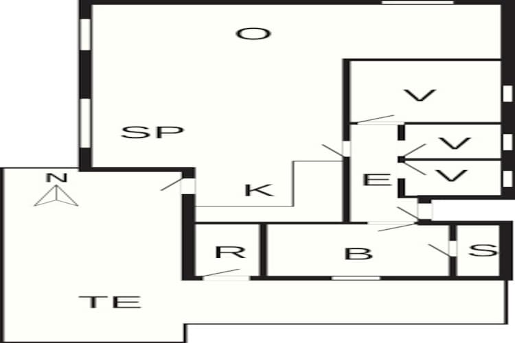 6 persoons vakantie huis in Løkken-By Traum-Plattegrond