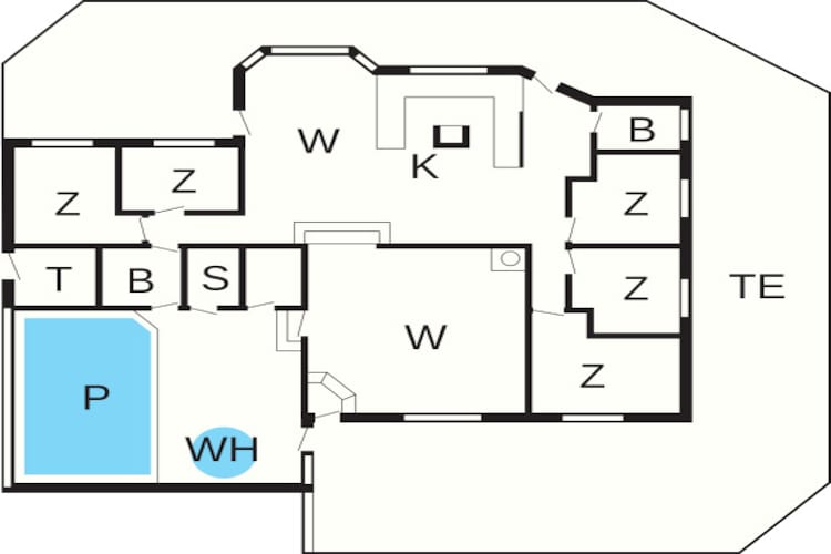 14 persoons vakantie huis in Hjørring-By Traum-Plattegrond