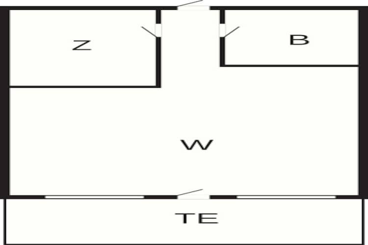 2 persoons vakantie huis in Ejstrupholm-By Traum-Plattegrond