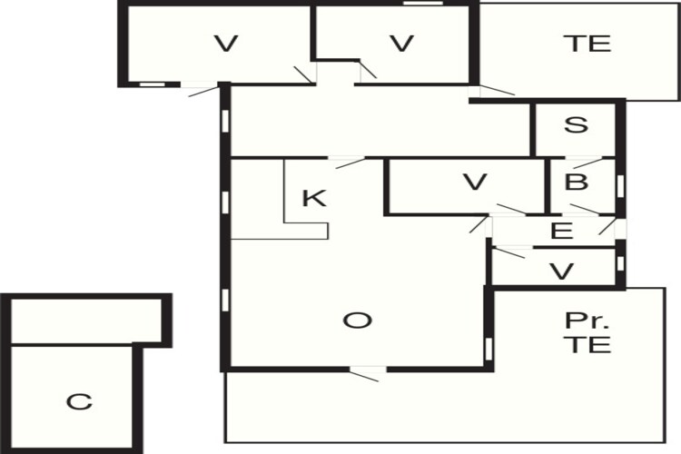 8 persoons vakantie huis in Hurup Thy-By Traum-Plattegrond