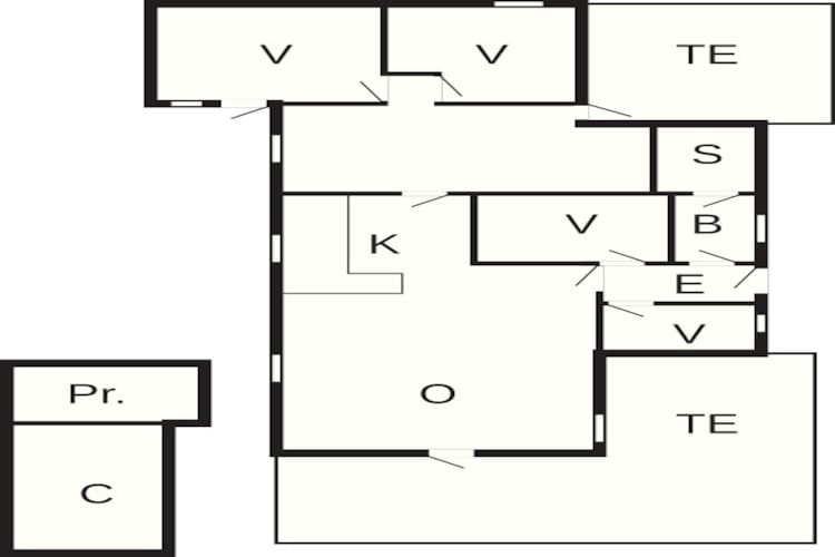 8 persoons vakantie huis in Hurup Thy-By Traum-Plattegrond