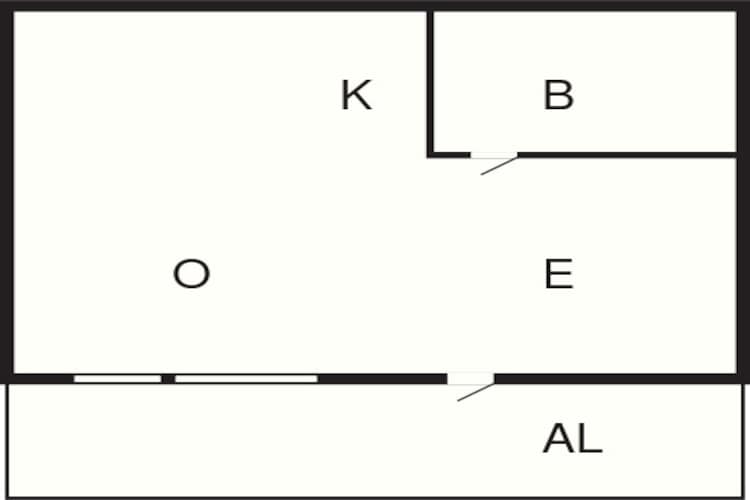 2 person holiday home in Rönnäng-Floor plan