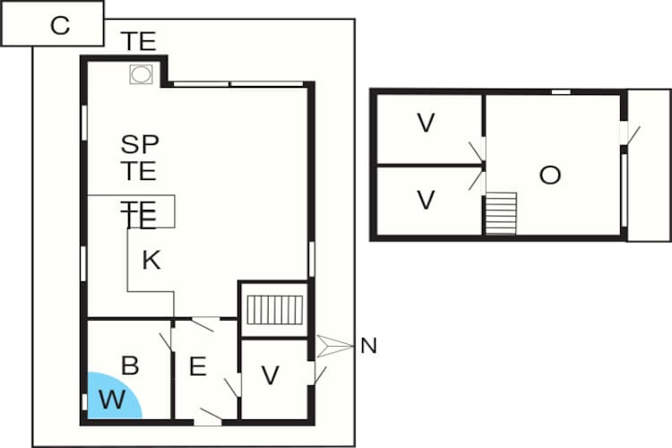 6 persoons vakantie huis in Knebel-By Traum-Plattegrond