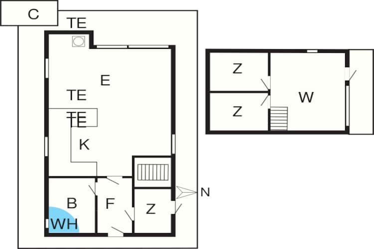 6 persoons vakantie huis in Knebel-By Traum-Plattegrond