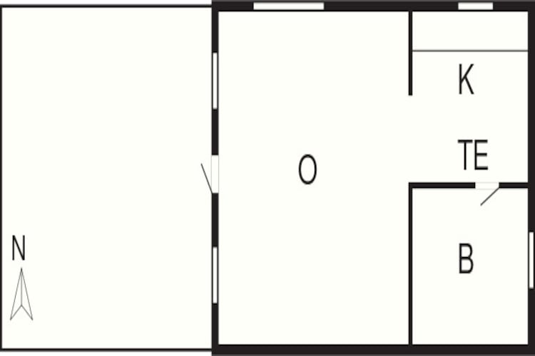 4 person holiday home in Slöinge-Floor plan