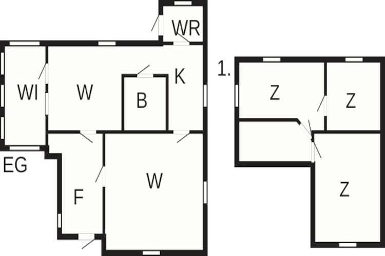 5 persoons vakantie huis in GAMLEBY - Plattegrond