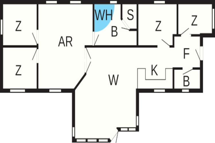 12 Personen Ferienhaus in Hals-By Traum - Grundriss