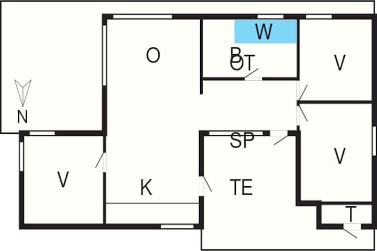 6 persoons vakantie huis in Haderslev-By Traum-Plattegrond