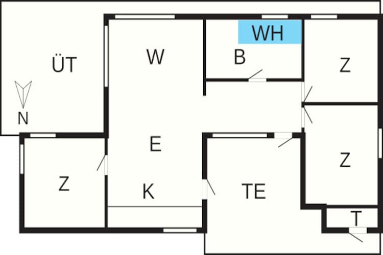 6 persoons vakantie huis in Haderslev-By Traum-Plattegrond