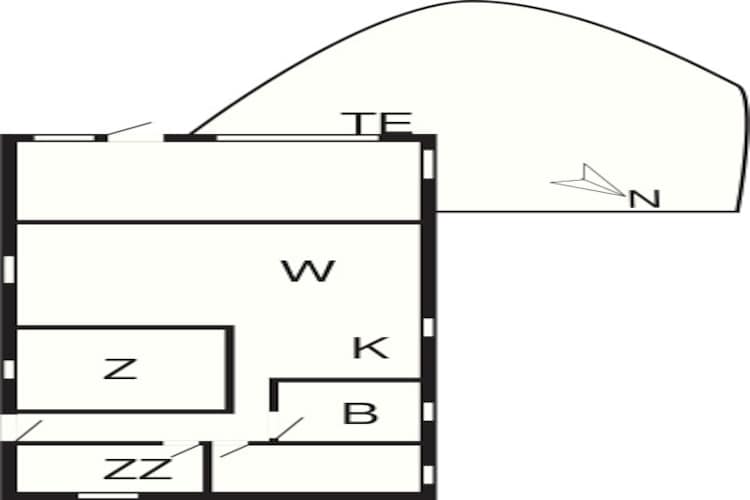 6 persoons vakantie huis in Hurup Thy-By Traum-Plattegrond