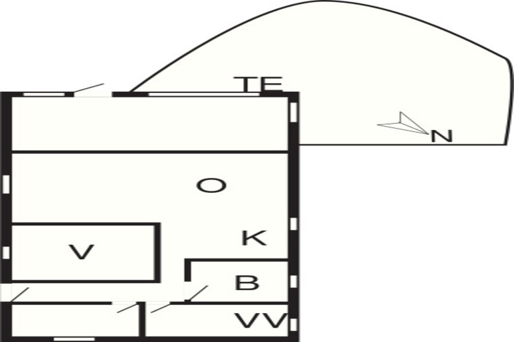 6 persoons vakantie huis in Hurup Thy-By Traum-Plattegrond