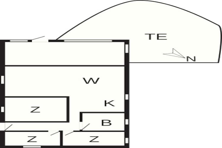 6 persoons vakantie huis in Hurup Thy-By Traum - Plattegrond