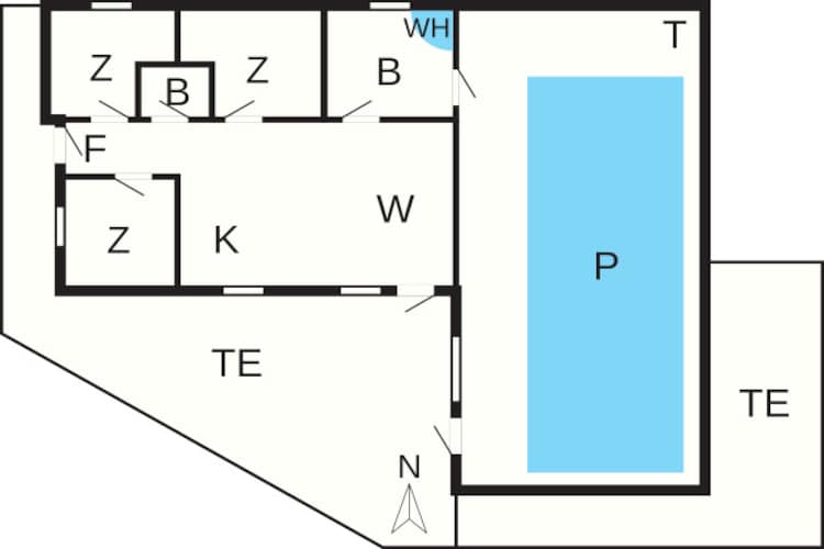 6 persoons vakantie huis in Oksbøl-By Traum - Plattegrond