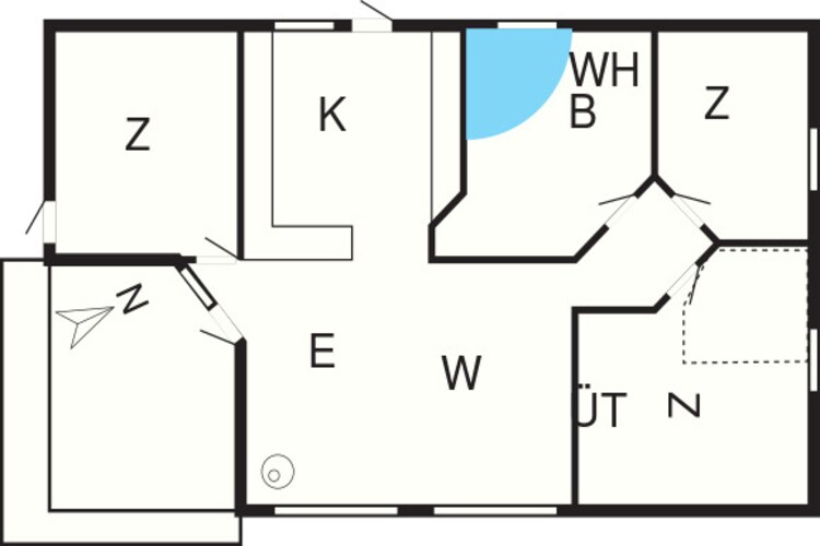 6 persoons vakantie huis in Ulfborg-By Traum-Plattegrond