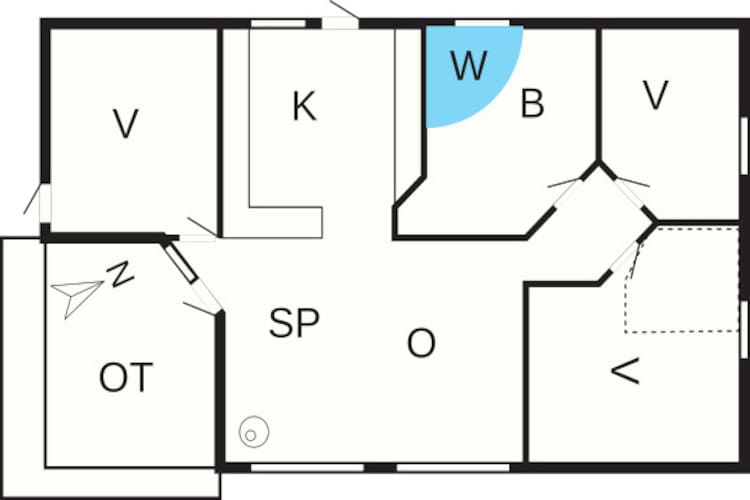 6 persoons vakantie huis in Ulfborg-By Traum-Plattegrond