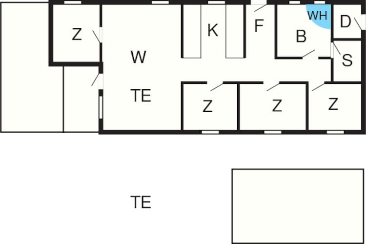 8 persoons vakantie huis in Tarm-By Traum-Plattegrond