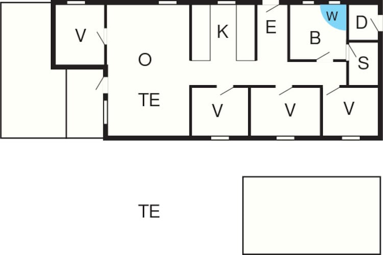 8 persoons vakantie huis in Tarm-By Traum-Plattegrond
