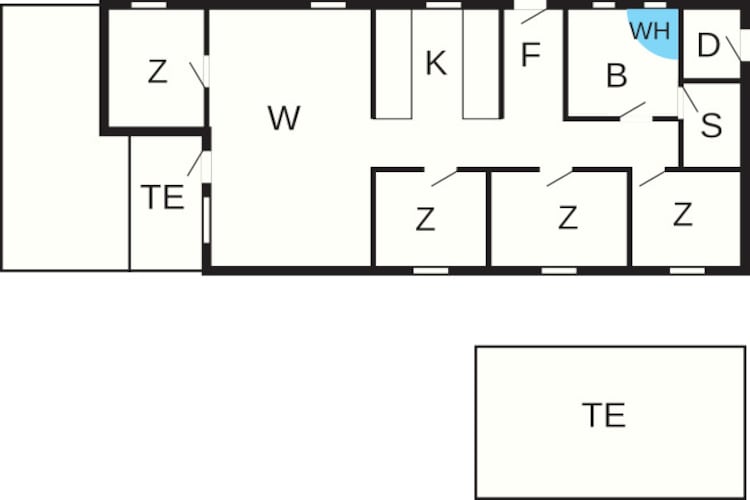 8 persoons vakantie huis in Tarm-By Traum-Plattegrond