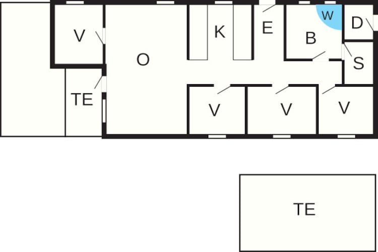 8 persoons vakantie huis in Tarm-By Traum-Plattegrond