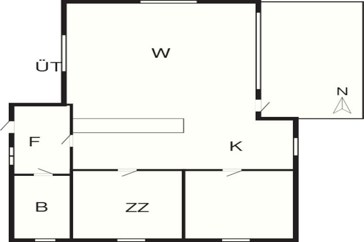 4 person holiday home in Frändefors-Floor plan