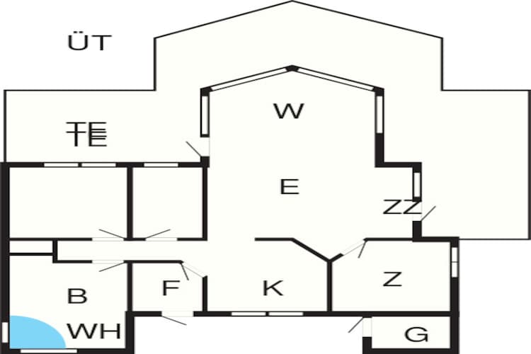 6 persoons vakantie huis in Ålbæk-Plattegrond