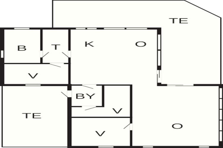 6 persoons vakantie huis in Løgstør-By Traum-Plattegrond
