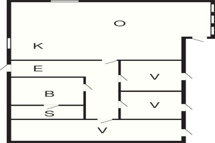 6 persoons vakantie huis in Hurup Thy-By Traum-Plattegrond