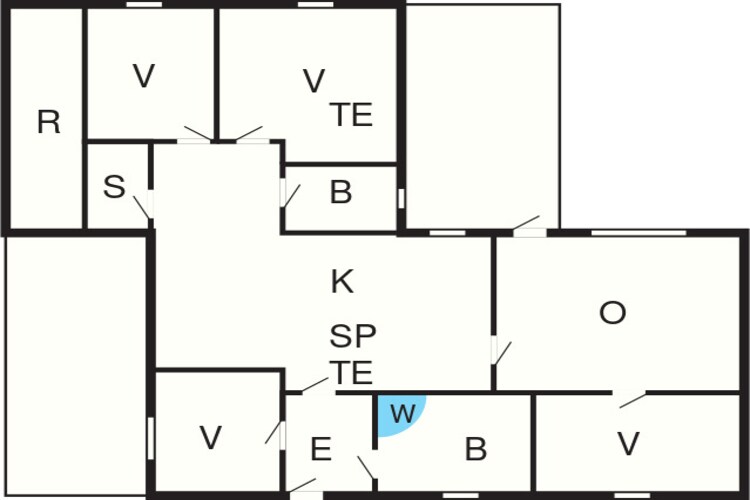 Panoramisch kustuitje -- By Traum Ferienwohnungen-Plattegrond