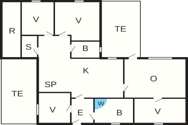 Panoramisch kustuitje -- By Traum Ferienwohnungen-Plattegrond