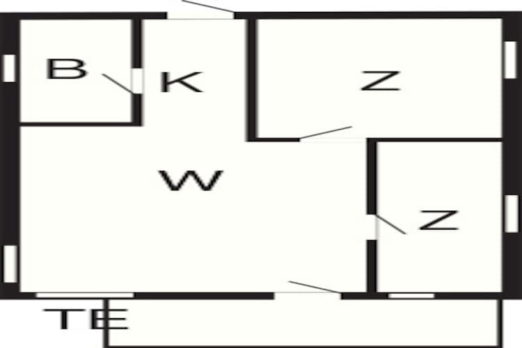Afgelegen toevluchtsoord in Sandvig -- By Traum Ferienwohnungen-Plattegrond