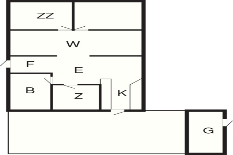 Kust ontsnapping in Sonderho -- By Traum Ferienwohnungen-Plattegrond
