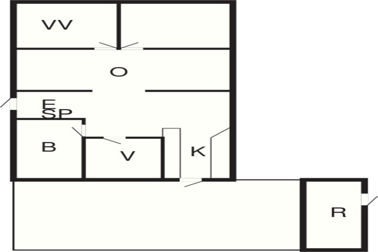 Kust ontsnapping in Sonderho -- By Traum Ferienwohnungen-Plattegrond