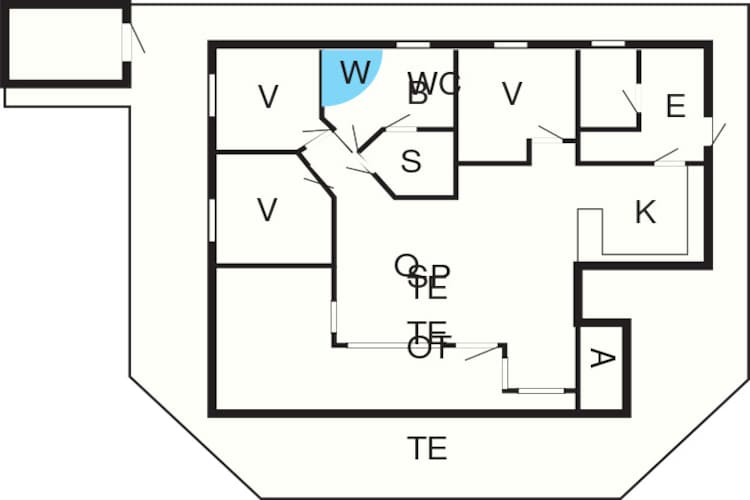 Maison de vacances pour 7 a Ansager-By Traum-Plan d'étage